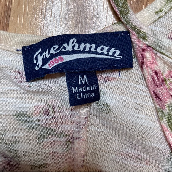 Freshman floral tank size M - Picture 2 of 2